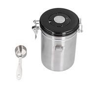 Ldafava Couchons de café en acier inoxydable avec roue calendaire pot de café épuisable pour café maison (1,8 L Couleur vraie)