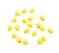 Ldafava Décorations de Poulet Jaune Miniature PVC Garden Ornements de Paysage Dol Dec Decor Doy Fairy Garden Plantes 20pcs