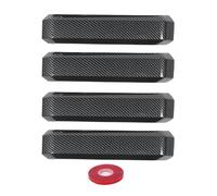 Ldafava Fibre de carbone Inner Poignée de porte Horaire Trime élégante Protection de rayures durables pour la voiture Interior AB Material 4pcs Set