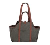 Ldafava Grand épaissir Bois Porte-bûche Sac fourre-Tout en Toile cirée Sac en Bois Sac de Rangement pour Bois de Chauffage cheminée e Accessoires pour Les plages de Camping aménagement