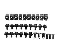 Ldafava Kit de Bouclier d'éclaboussures de Garde-Boue du Moteur 28pcs Impact en métal Résistant à Moteur Châssis Couverture Accessoires Facteurs pour G35 EX35 350Z 370Z FX35 FX45 G37