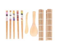 Ldafava Magasin de sushi Kit bambou Rolling Mat baguettes Sushi Maker Set Gift for Beginners