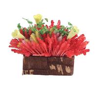 Ldafava Miniature Flower Pot Tiny Miniature Clay Pot Dollhouse Decor Mini Plant DIY Craft for Dollhouse Mini Garden Gift Kids Amis Eco Friendly Affiche Durable Collection 3CM
