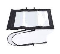 Ldafava Sac de Rangement cartographie Sacche Pliable Transparente pour la randonnée Camping Adventures en Plein air Noir 17.9x11.8in