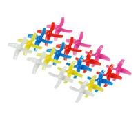 LDARC Lot de 10 paires d'hélices 48 mm pour moteur brossé 4 lames (tige de 1,0 mm) (couleurs variées)