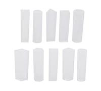 LDAUYZLING 10 pièces/ensemble bricolage bijoux cylindres rayure Silicone moule outil de sculpture pour la fabrication de pendentif en résine