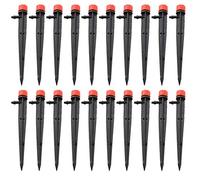 LDAUYZLING 20 pièces irrigation goutte à goutte réglable 8 sorties d'eau arroseur de jardin goutteur outil d'arrosage