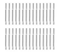 LDAUYZLING 30 pièces goujon fileté à Double extrémité en acier au carbone résistant à l'usure M6 Double boulon goujons pour moteur (Mch*90)