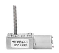 LDAUYZLING 375 tr/min moteur à engrenages Excellent moteur à engrenages de réduction de vitesse de bobine en laiton DC12V M6x50mm filetage