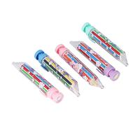 LDAUYZLING 5 pièces 8 couleur Crayons de presse couleurs vives sûres opération Simple recharge Crayons de couleur remplaçables pour les enfants