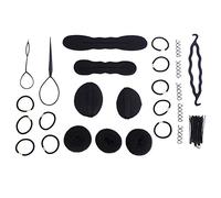 LDAUYZLING 65 pièces mode femmes magique cheveux torsion accessoires de coiffure épingles à cheveux chignon fabricant tresse outils Kit