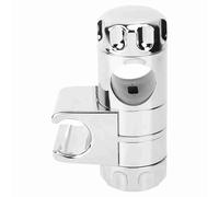 LDAUYZLING ABS Bathroom Shower Slide Bracket Adjustable Clamp Holder 25mm Hole
