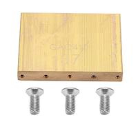 LDAUYZLING - Base de Guitare Bloc en Laiton, système de trémolo Portable, Accessoires d'instruments de Pont 37mm