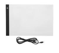 LDAUYZLING Boîte à Lumière LED Traceur 3 Niveaux de Luminosité Lumière Blanche Douce Chargement USB Tampon de Traçage A3 Ultra Mince pour Scrapbooking Gaufrage