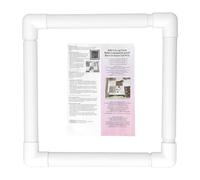 LDAUYZLING cadre de broderie Clip sur support de broderie carré cadre en plastique point de croix cerceau outil de point de croix 28x28 cm