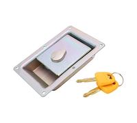 LDAUYZLING - couvercle latéral de pompe hydraulique, serrure avec 2 clés 4360297, loquet de porte latérale en métal pour pelle Sany 200