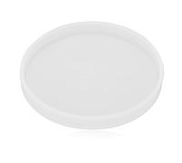 LDAUYZLING Dessous de verre moule en silicone souple, facile à déformer, bricolage, intéressant, moule en résine réutilisable, pour la décoration d'artisanat (MD3451_moule dessous de verre rond)