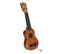 LDAUYZLING enfants ukulélé guitare 4 cordes éducatif réaliste Portable Musical ukulélé jouet pour les débutants (Tapez 1)