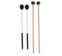 LDAUYZLING - ensemble de maillets Marimba, 1 paire de fils moyennement durs + 1 paire de maillets en caoutchouc pour cloche à percussion