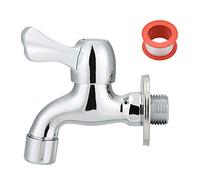 LDAUYZLING G1/2in cuivre simple froid ouverture rapide petit robinet Machine à laver vadrouille piscine bassin robinet d'eau