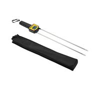 LDAUYZLING humidimètre de Grain automatique voix précise rétro-éclairage écran numérique testeur d'humidité de Grain pour soja blé maïs (45 cm)