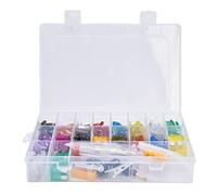 LDAUYZLING Kit d'assortiment de fusibles de voiture 306 pièces Type de lame feuille d'aluminium 2-35A M + S avec testeur de circuit