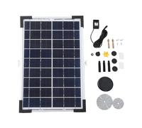 LDAUYZLING Kit de pompe à eau à énergie solaire 150 cm ascenseur 200 L/H débit pompe de fontaine d'eau pour bain d'oiseaux jardin arrière-cour piscine aquarium