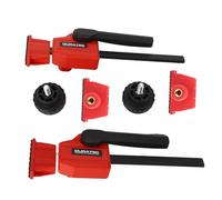 LDAUYZLING Lot de 2 serre-joints d'établi pour le travail du bois, outil de bureau réglable avec trou pour chien