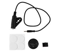 LDAUYZLING Micro de Guitare Acoustique Trou de Son pâte Contact Microphone transducteur piézo Accessoires d'instruments universels Noir