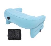 LDAUYZLING Oreiller de Lecture Gonflable Hauteur réglable Oreiller de Bureau Pliable Confortable pour Le Travail d'écriture de Jeu (Bleue)