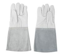 LDAUYZLING paire de gants de soudeur en peau de mouton gants de protection de travail à manches longues pour le transport d'équitation de soudage