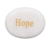 LDAUYZLING pierre d'inspiration gravée marbre poli en douceur pierre de motivation confortable pour la décoration cadeau (croire)