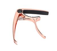 LDAUYZLING - Pince de capodastre pour Guitare, accordeur de clé en Alliage de Zinc pour Guitare Folk, Accessoires d'instruments de Musique (Or Rose)