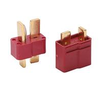 LDAUYZLING RC T Plug Copper Material Strong Toughness Long Service Life Male Female Gold Plated Plug for Car Model