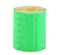 LDAUYZLING - rouleau de bande adhésive réfléchissante de sécurité, 5cm x, autocollant pour remorques, voitures, vélos (Verte)