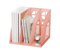 LdawyDE Porte Revue Bureau, 3 Compartiments Porte Revue A4, Trieur Vertical Rangement pour Documents, Catalogues & Magazines pour Maison Bureau