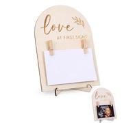 LDBEMG Cadre Echographie Femme Enceinte en Bois, Format Standard, Fermeture Sécurisée pour Préserver Échographies Souvenirs | Cadeau Idéal Future Maman & Baby Shower
