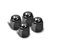 LDBKFD 4 Pieces Bouchon Valve Pneu Voiture pour DS7 DS 7 Crossback 2018 2020 2021 2022 2023 2024, Voiture Bouchons Valve avec Joint Etanchéité Capuchon Antipoussière Roue,A