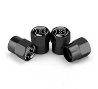 LDBKFD 4 Pieces Bouchon Valve Pneu Voiture pour Smart Brabus, Voiture Bouchons Valve avec Joint Etanchéité Capuchon Antipoussière Roue,F