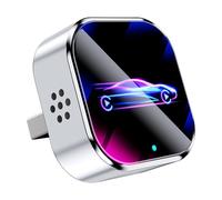 LDBKFD Adaptateur sans Fil CarPlay & Android Auto 2-en-1 pour VW Polo 6R 6N 6N2 6C 9N 9N3, Mini Dongle USB Plug & Play pour Conversion Filaire vers sans Fil,Silver