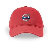 LDBKFD Casquette Baseball avec Logo Voiture pour Volvo XC60 I 2013-2017, Réglable en Coton Casquette pour Hommes & Femmes,Red