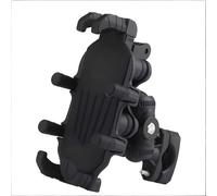 LDBKFD Support Téléphone Moto pour FZ6 S2 Naked (ABS)(1B3)(2 Piston Caliper) 2004-2007, 360° Rotation Anti Vibration Support Telephone Scooter pour 4.7-6.2'' Smartphone,Only Stand Handlebar