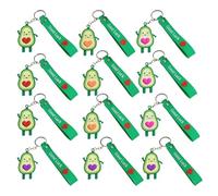 LDBKLGHJ Lot de 12 Porte-clés Kawaii Avocat - Design KAWS Mignon - Accessoire Porte clé Kawaii - Idéal pour Sacs, clés