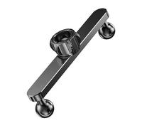 Ldbuejiaja 1 à 2 têtes articulées Extender Splitter Adaptateur d'extension rotatif Raccord articulé Double 17 mm Support à billes Extension auto Montage double