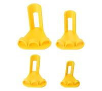 Ldbuejiaja 4 attelles pour pattes de poule avec sangles modifiables pour corriger les déformations du pied telles que les frisottis des phalanges et les douleurs tendons chez la volaille, renforcement
