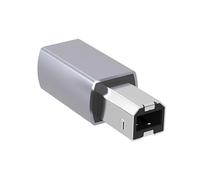Ldbuejiaja Adaptateur de câble d'imprimante USB C vers B femelle vers câble mâle 2.0 pour pianos E, microphone vers