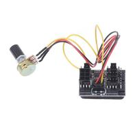 Ldbuejiaja Adaptateur de ventilateur 3 broches 4 broches pour châssis PC Contrôleur de vitesse du ventilateur pour 3 broches/4 broches avec technologie 8 ports 6 broches Bloc d'alimentation Régulateur