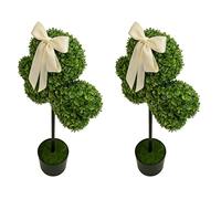 Ldbuejiaja Arbre de simulation vert de 80 cm de haut, parfait pour les décorations de fête de la Patrick, les soins du refus, les arbustes d'intérieur