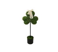 Ldbuejiaja Arbre de simulation vert de 80 cm de haut, parfait pour les décorations de fête de la Patrick, les soins du refus, les arbustes d'intérieur