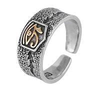 Ldbuejiaja Bague en forme d'œil égyptien réglable - Tendance - Bijou tendance - Joints réglables - Pour femme